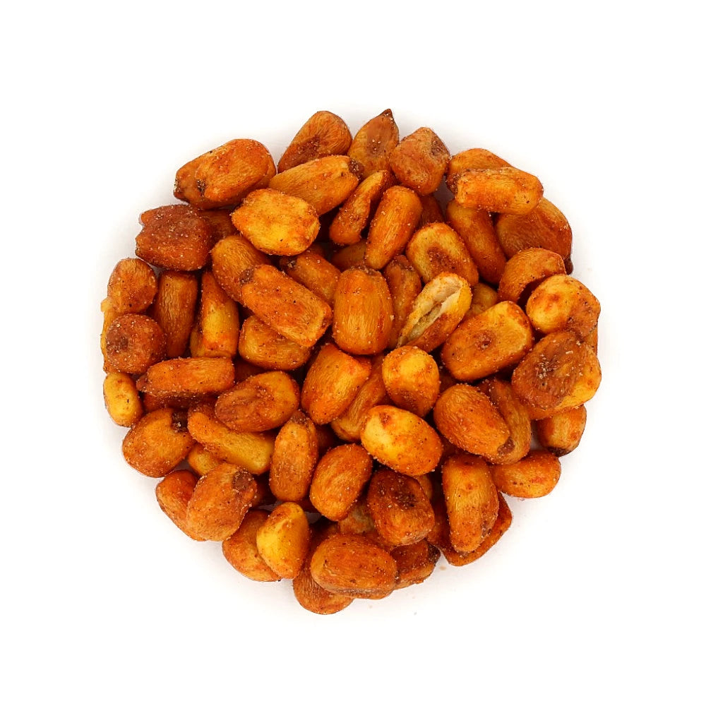 Widok z góry na produkt Kukurydza prazona o smaku chili 500 g