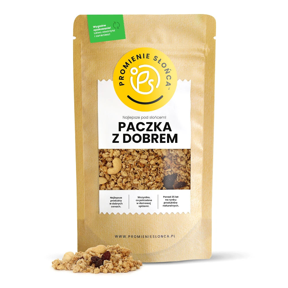 Drugie ujęcie opakowania produktu Chrupiaca granola z orzechami i miodem 500 g