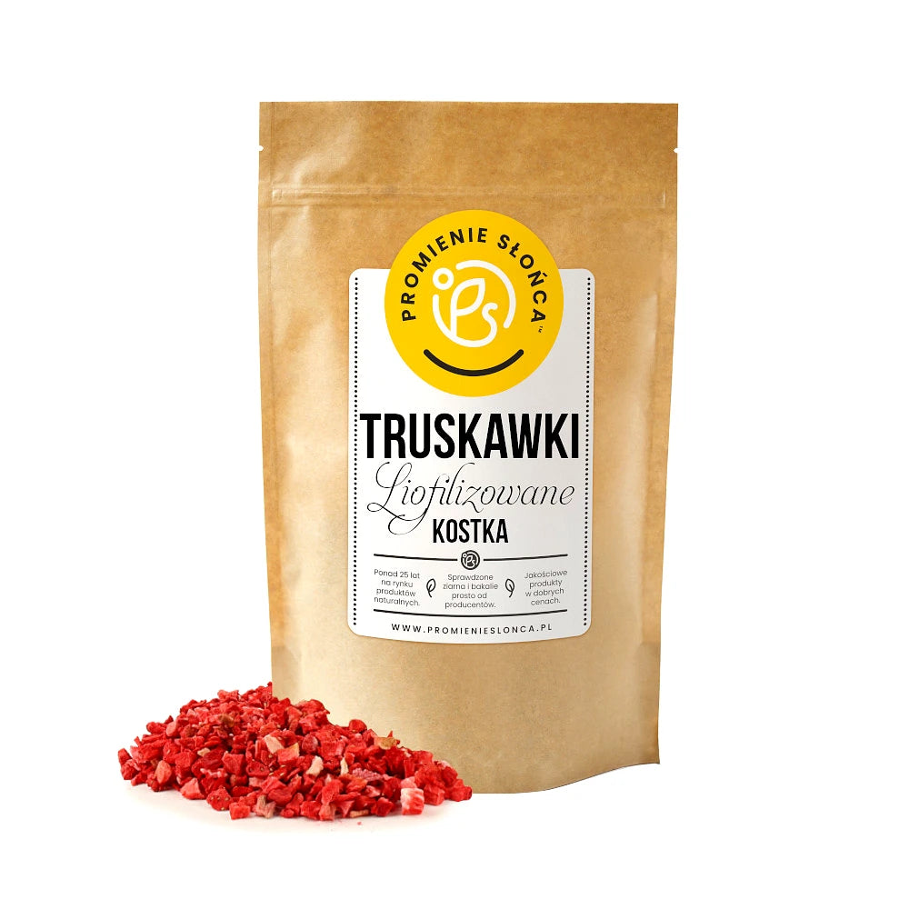Truskawki liofilizowane kostka 20 g