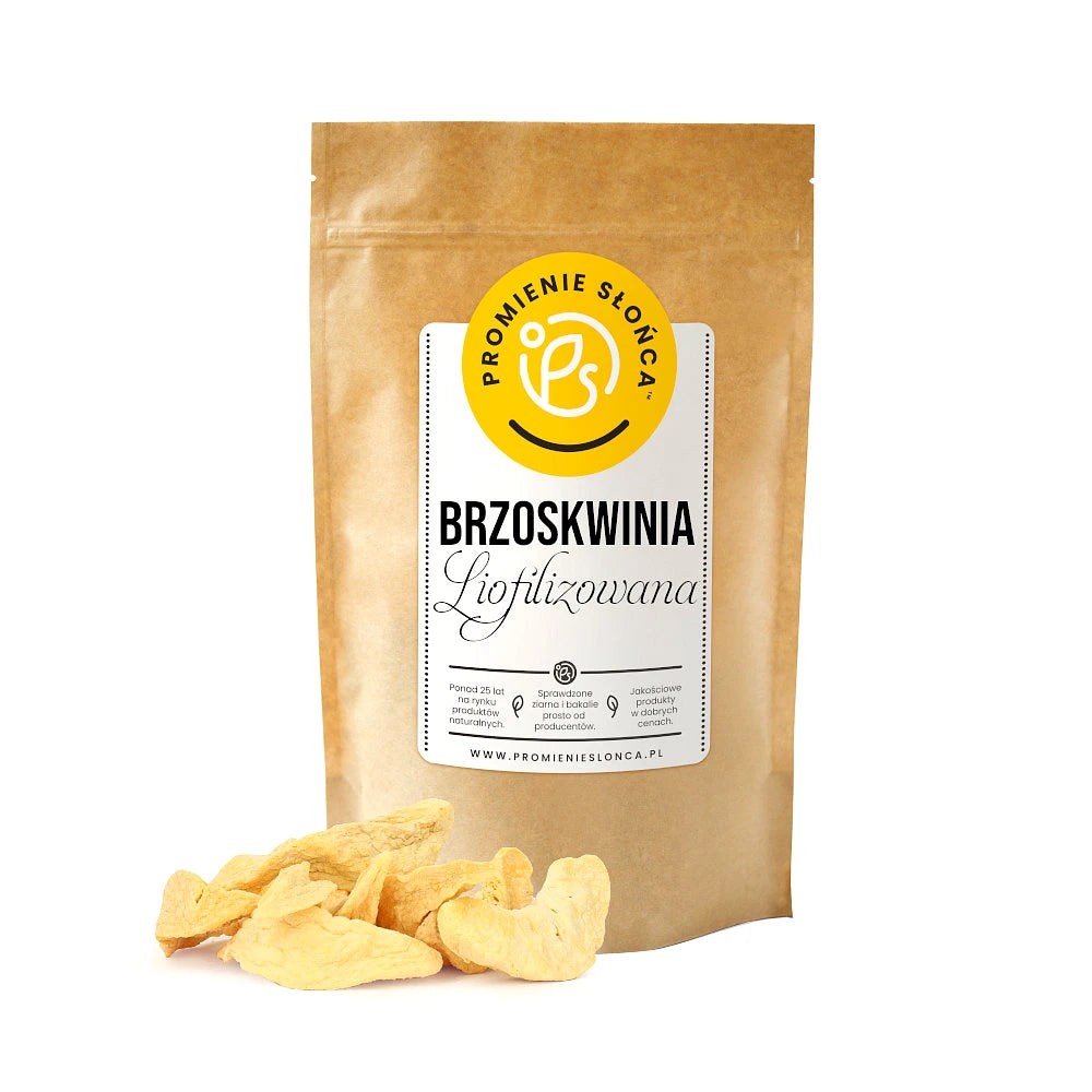 Brzoskwinia liofilizowana segmenty 20 g