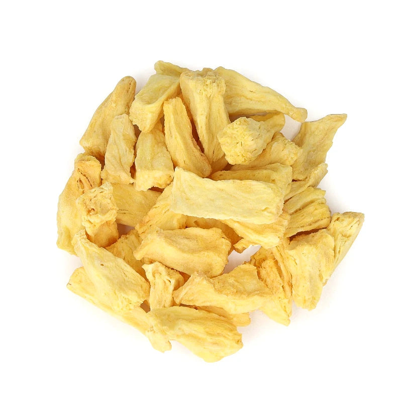 Zbliżenie na produkt Ananas liofilizowany segmenty 30 g