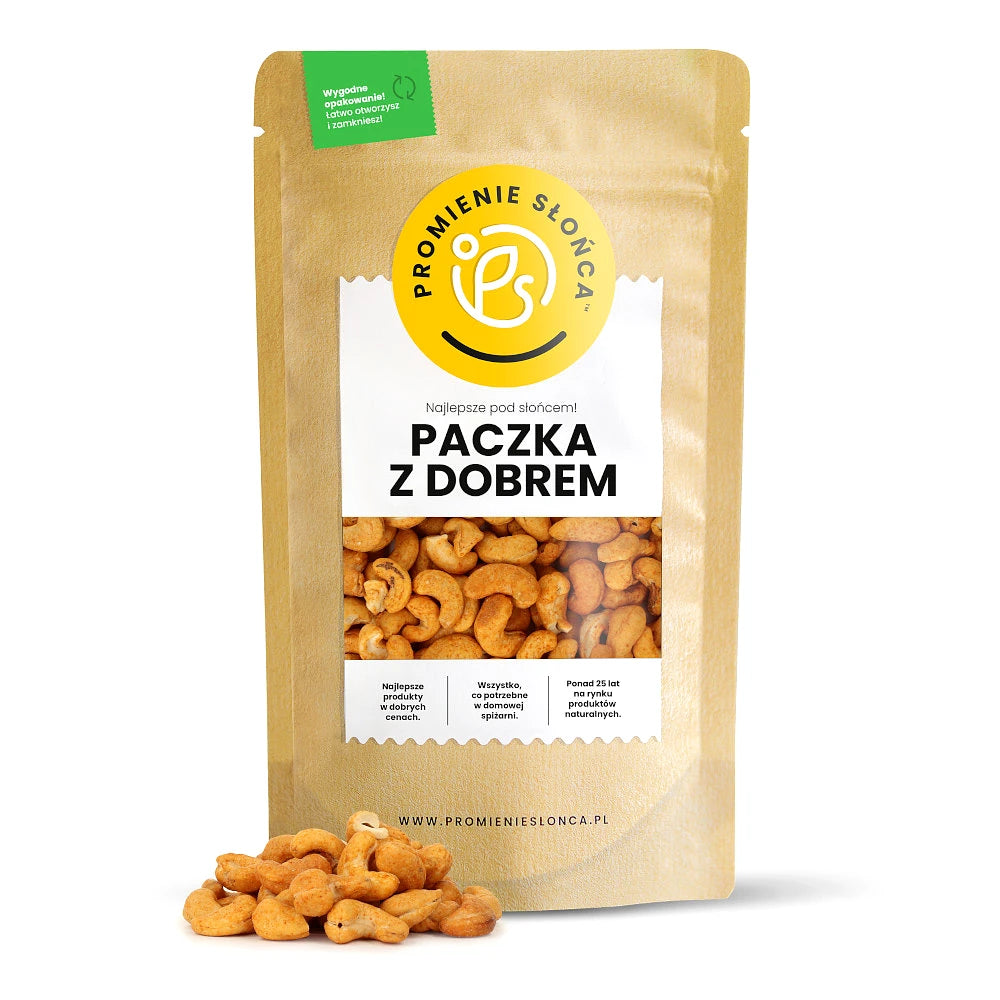 Drugie ujęcie opakowania produktu Orzechy nerkowca o smaku sweet chili 250 g