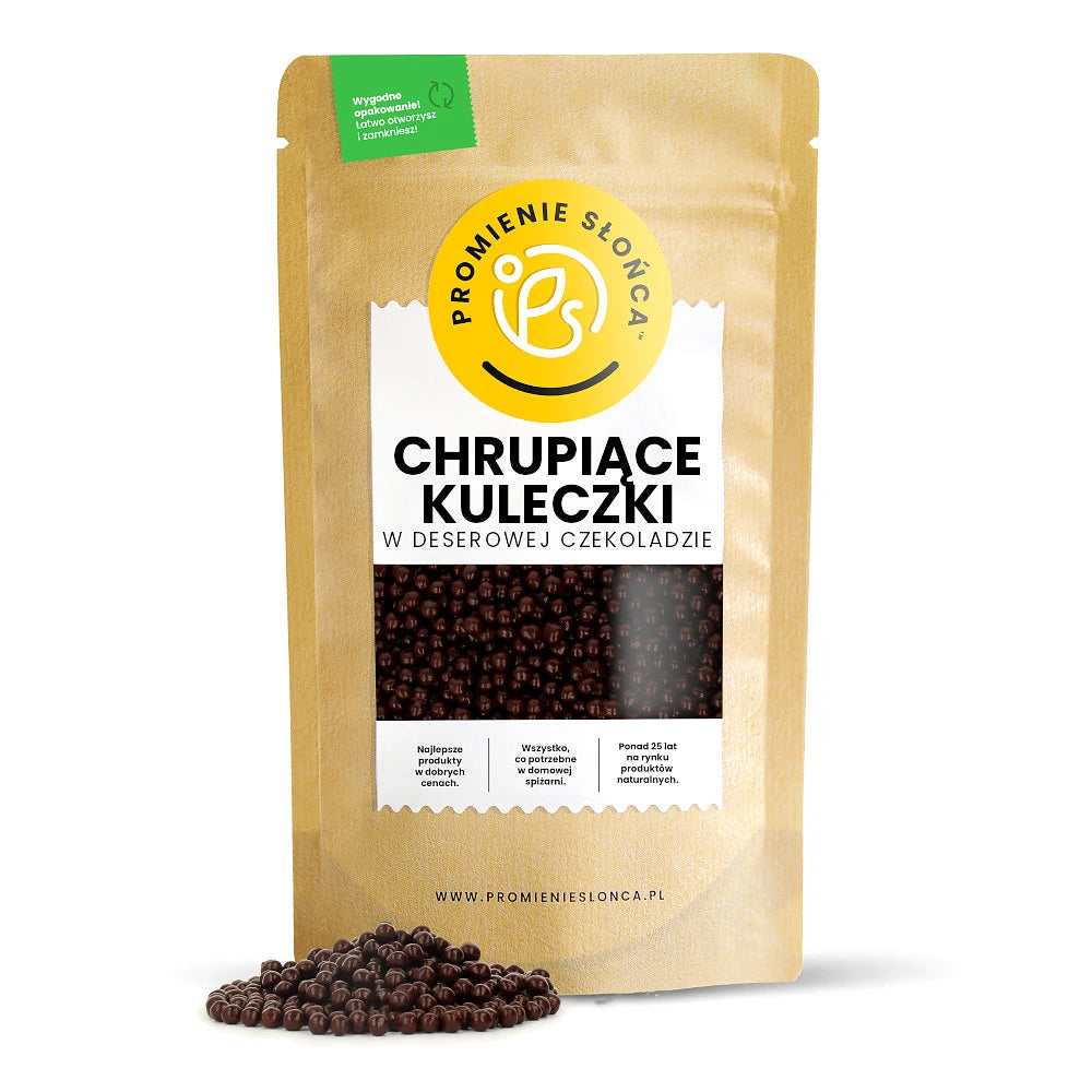 Chrupiące kuleczki w deserowej czekoladzie 200 g