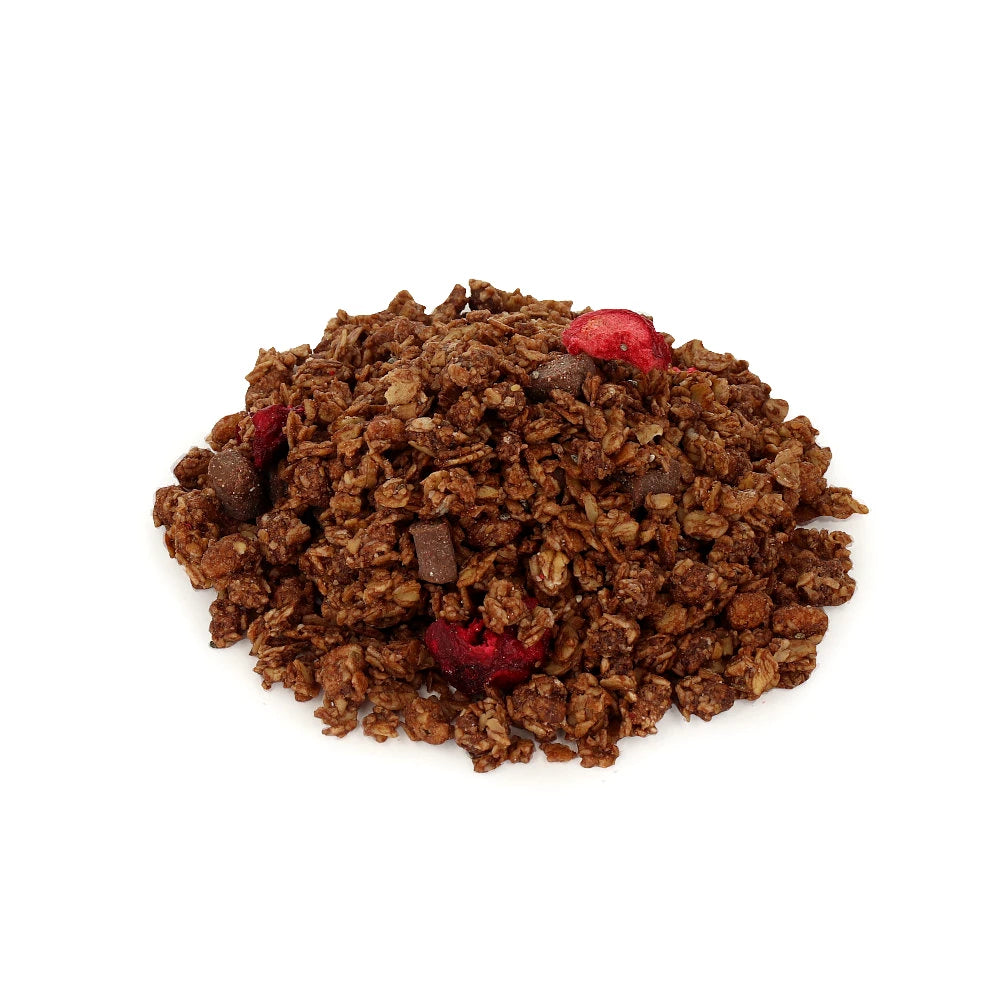 Granola czekoladowa z dodatkiem wiśni i nasion chia 500g