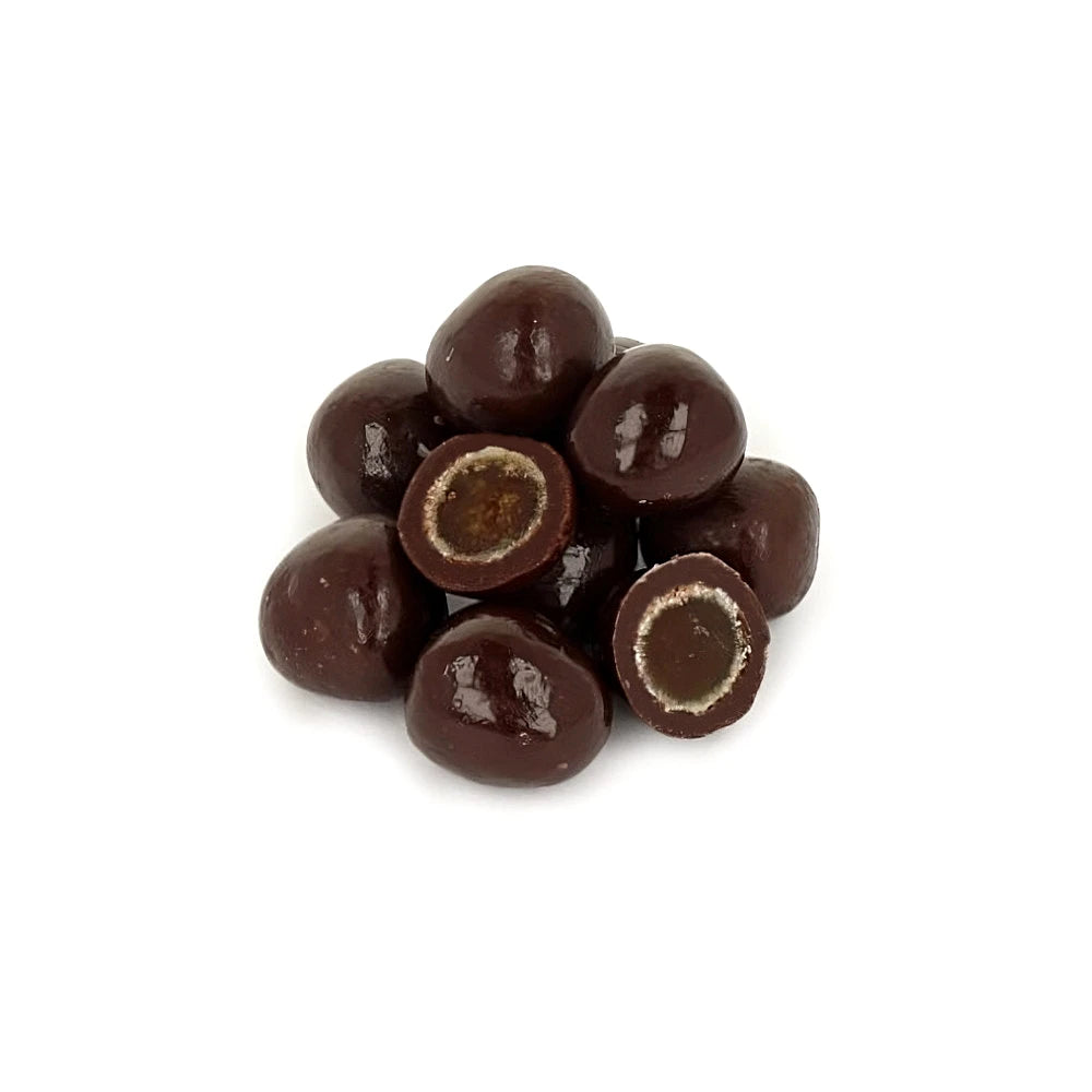 Żelki pomarańczowe w gorzkiej czekoladzie