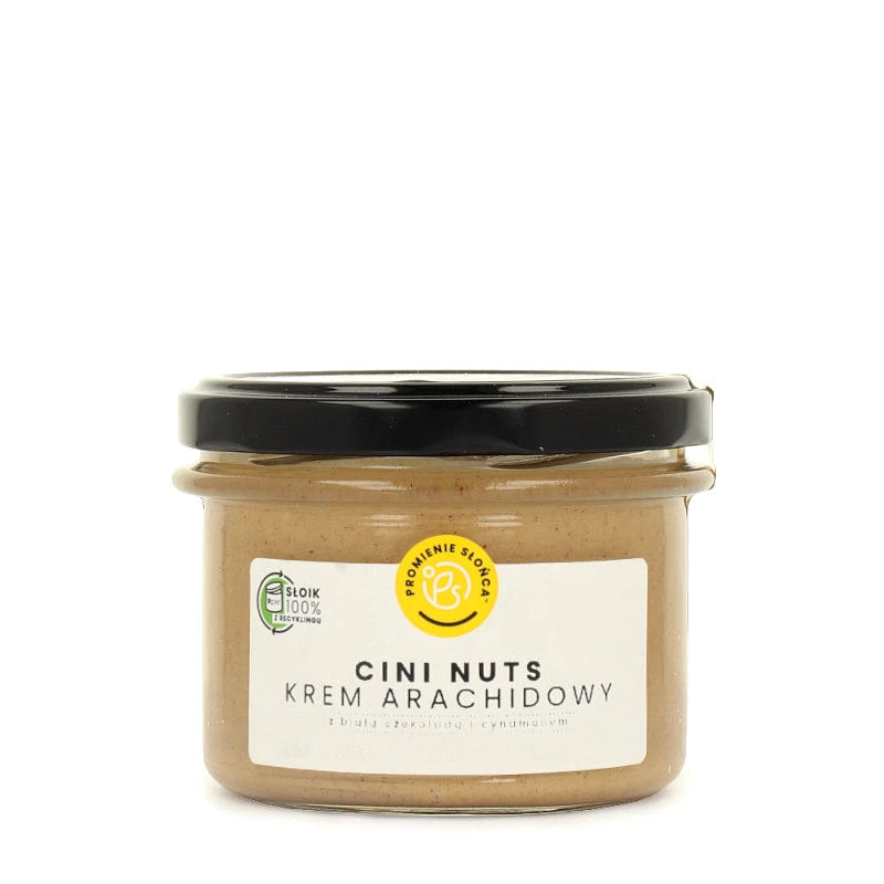 Cini Nuts krem arachidowy z białą czekoladą i cynamonem 200 g
