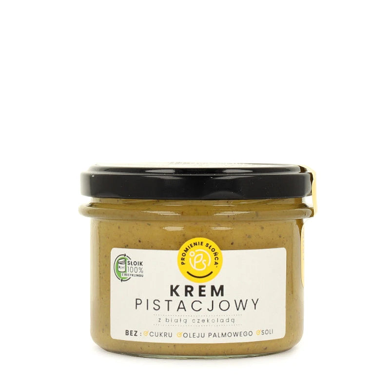 Krem pistacjowy z białą czekoladą 200 g