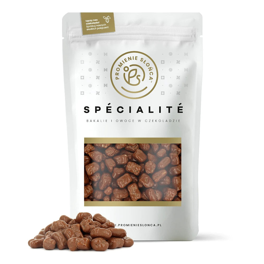 Drugie ujęcie opakowania produktu Skorka pomaranczowa w mlecznej czekoladzie 250 g
