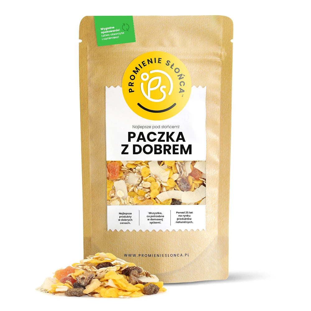 Drugie ujęcie opakowania produktu Musli tropikalne 500 g