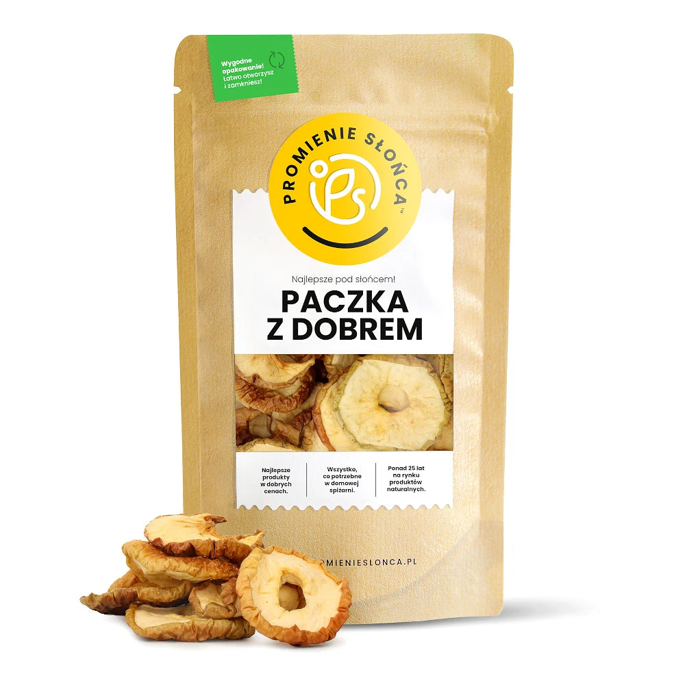 Drugie ujęcie opakowania produktu Jablko suszone krazek ze skorka 250 g