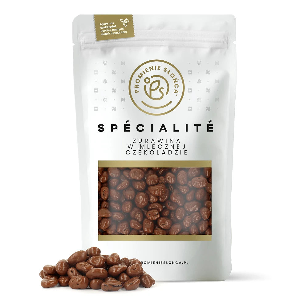 Opakowanie produktu Żurawina w mlecznej czekoladzie 500 g