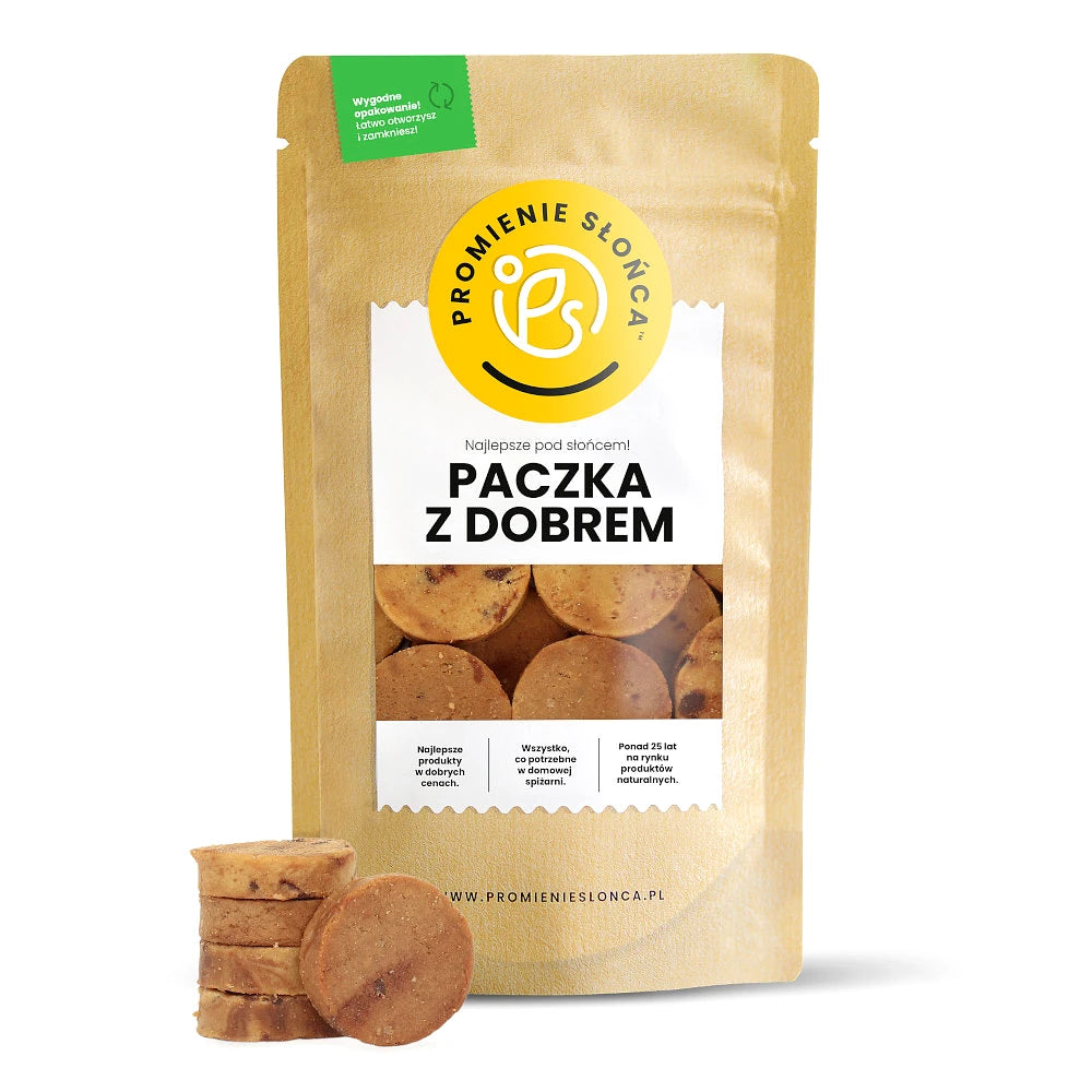 Drugie ujęcie opakowania produktu Wysokoproteinowe mini ciastka bananowe z czekolada 200 g