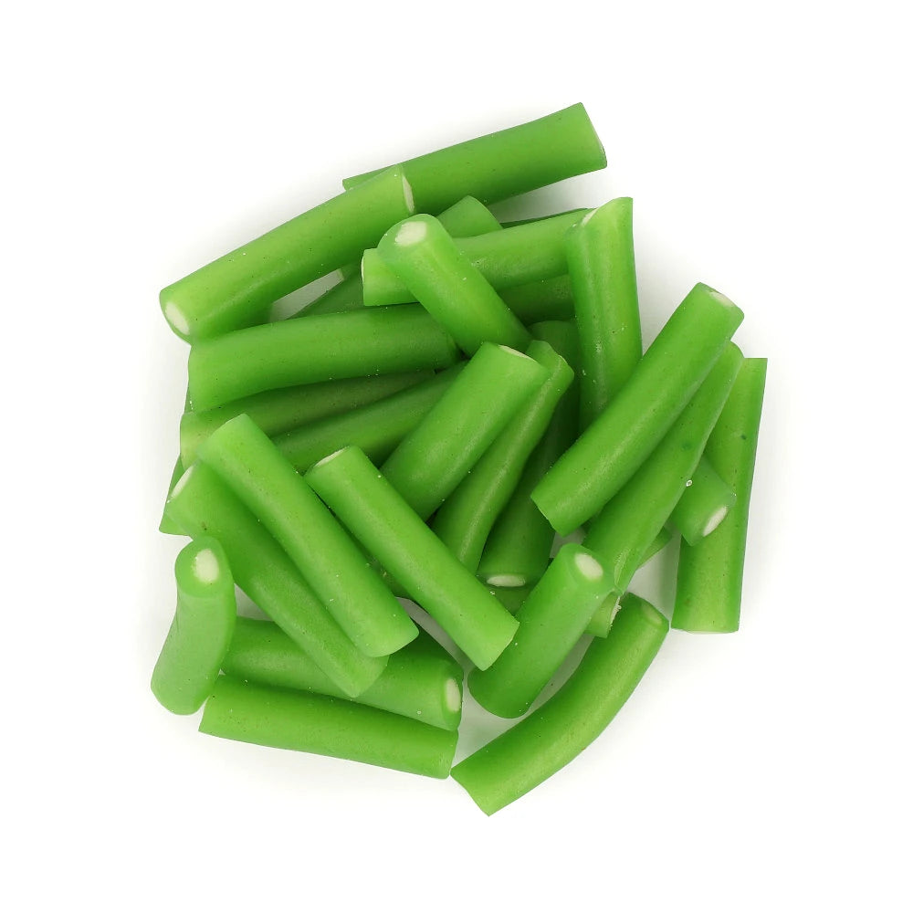 Widok z góry na produkt Zelki rureczki jablkowe 600 g
