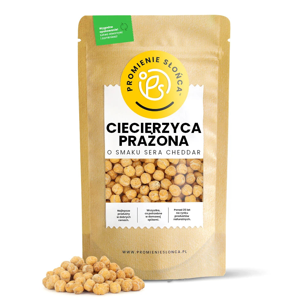 Ciecierzyca prażona o smaku sera cheddar 200 g