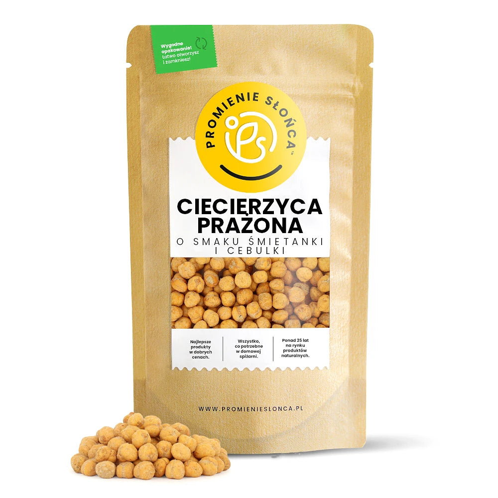 Ciecierzyca prażona o smaku śmietanki i cebulki 200 g