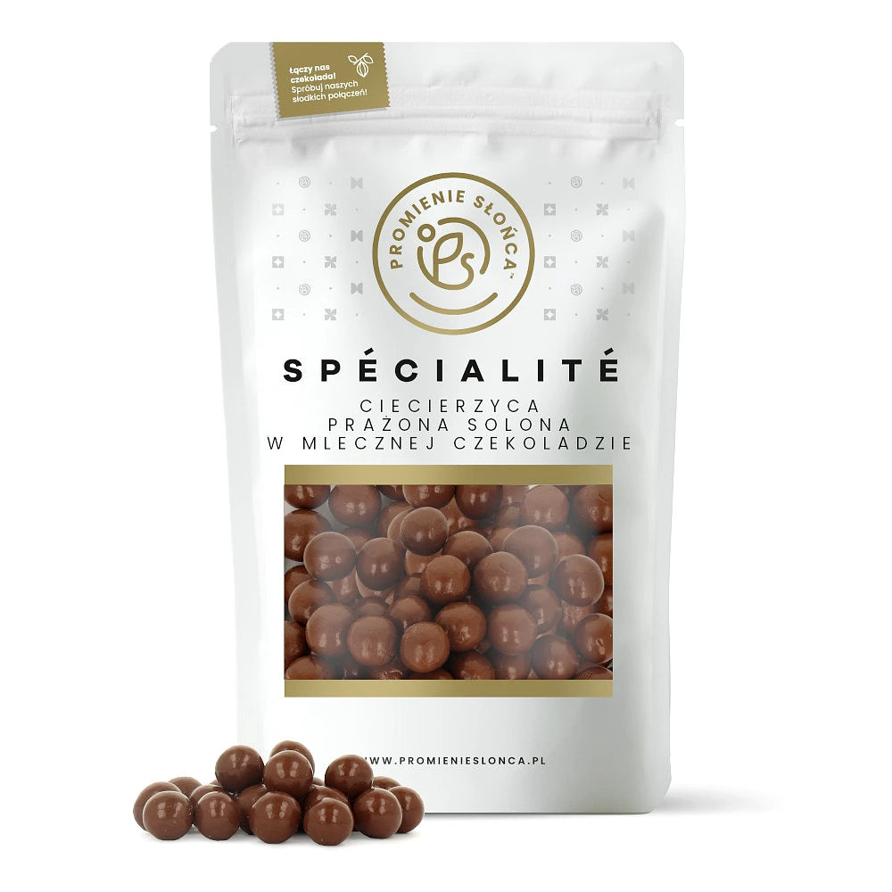 Ciecierzyca prażona w mlecznej czekoladzie 200 g