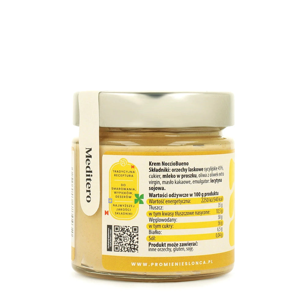 Drugie ujęcie opakowania produktu Meditero krem nocciobueno 190 g
