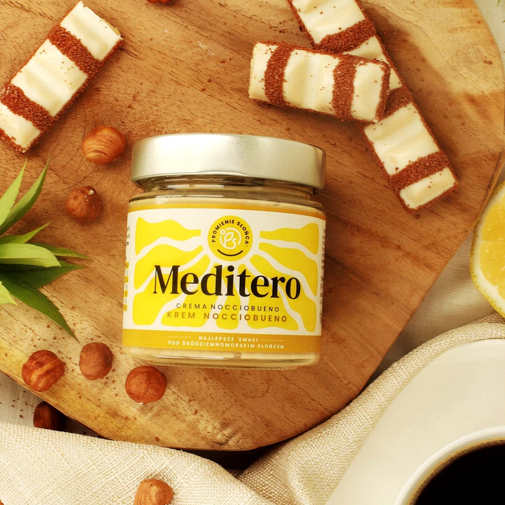 Widok z góry na produkt Meditero krem nocciobueno 190 g