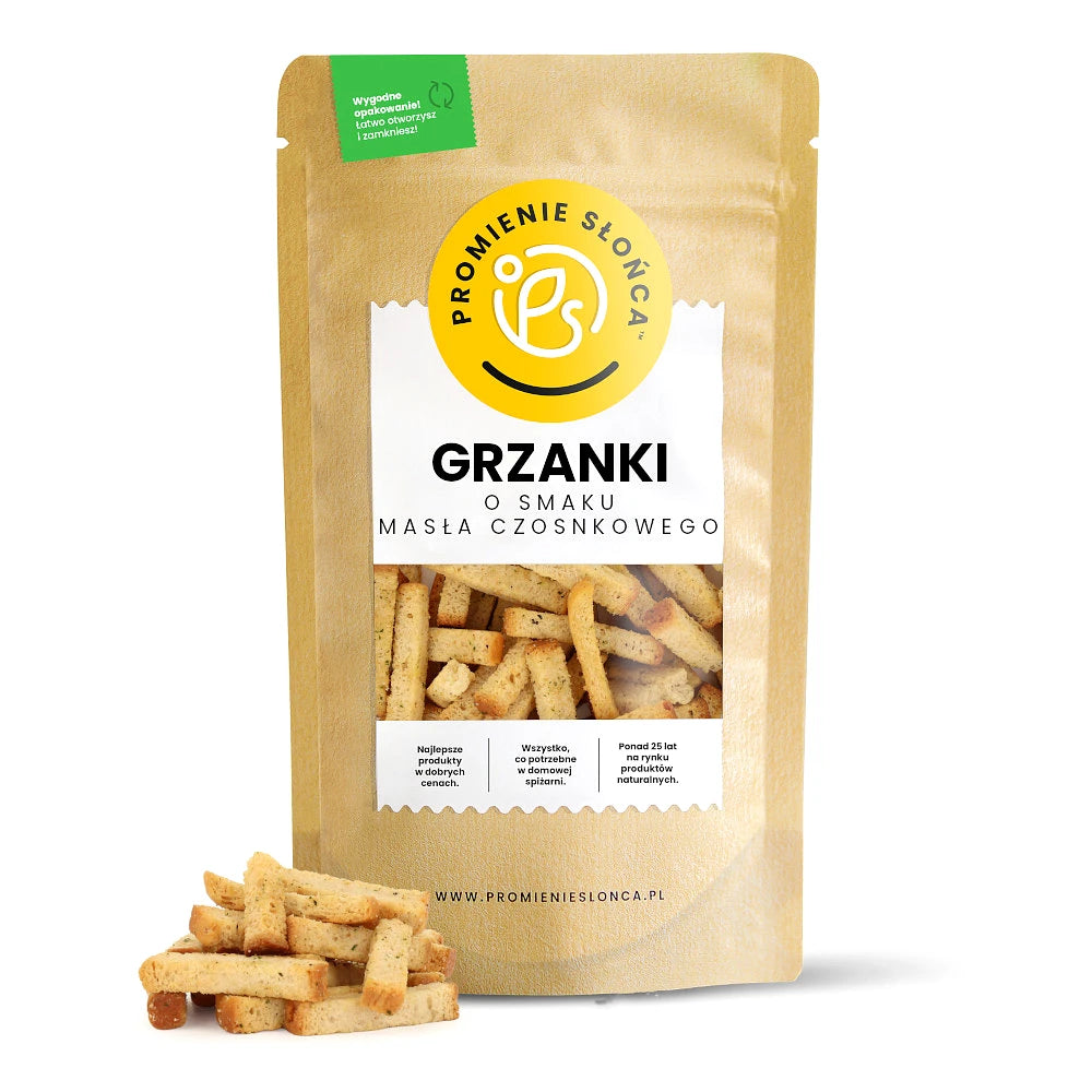 Grzanki o smaku masła czosnkowego 200 g