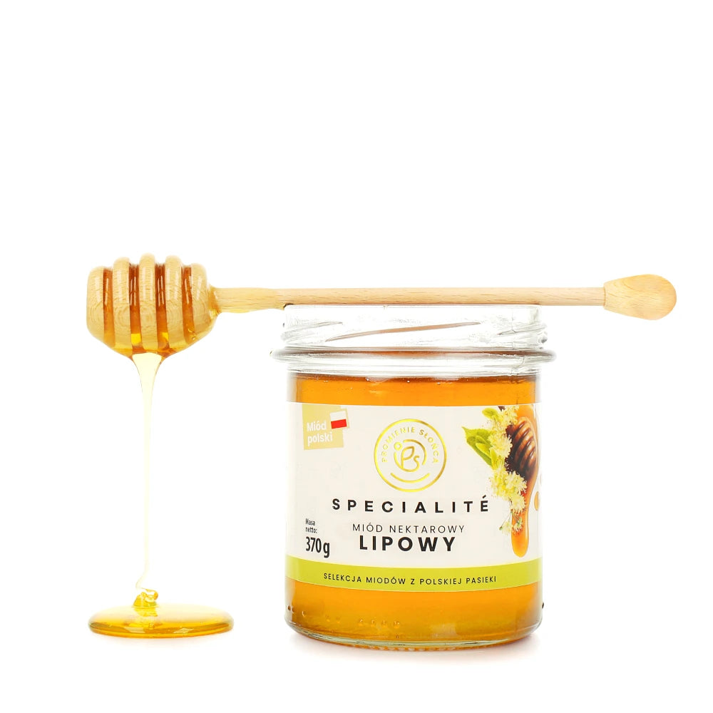 Drugie ujęcie opakowania produktu Miod nektarowy lipowy 370 g