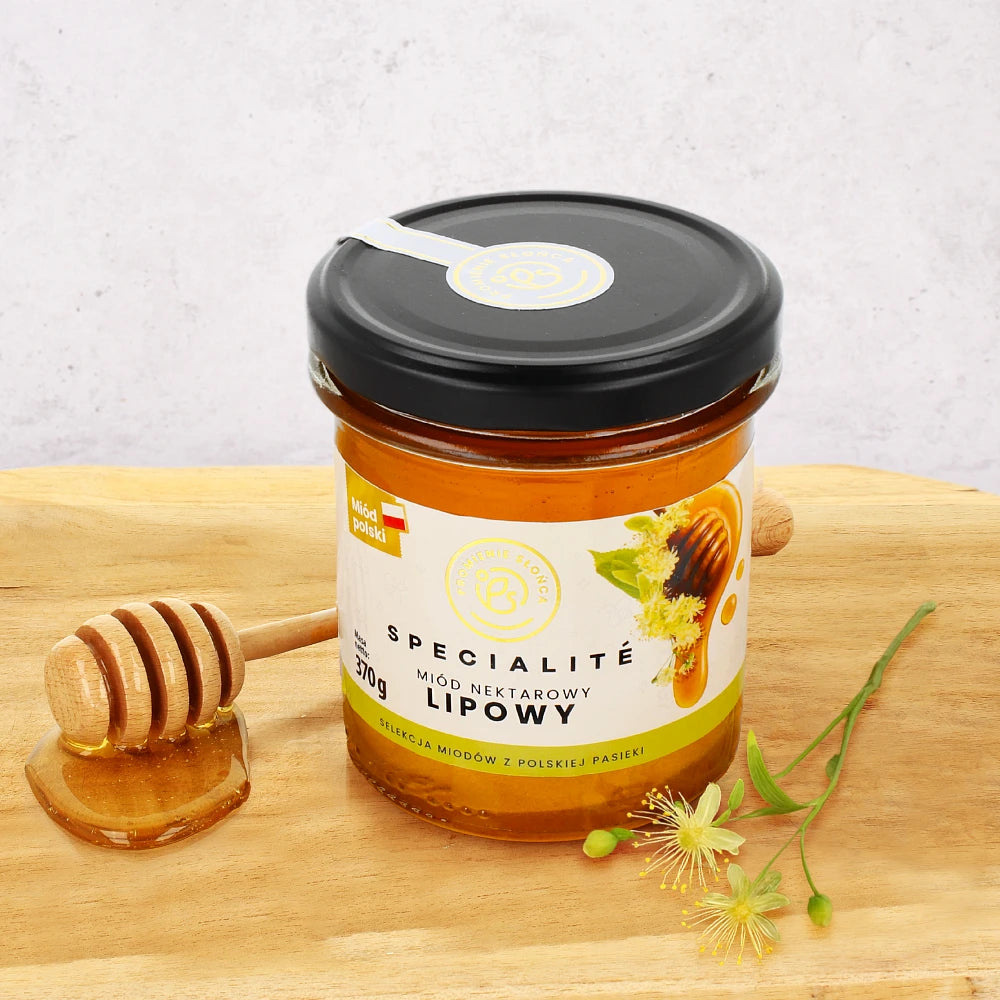 Miód nektarowy lipowy 370 g