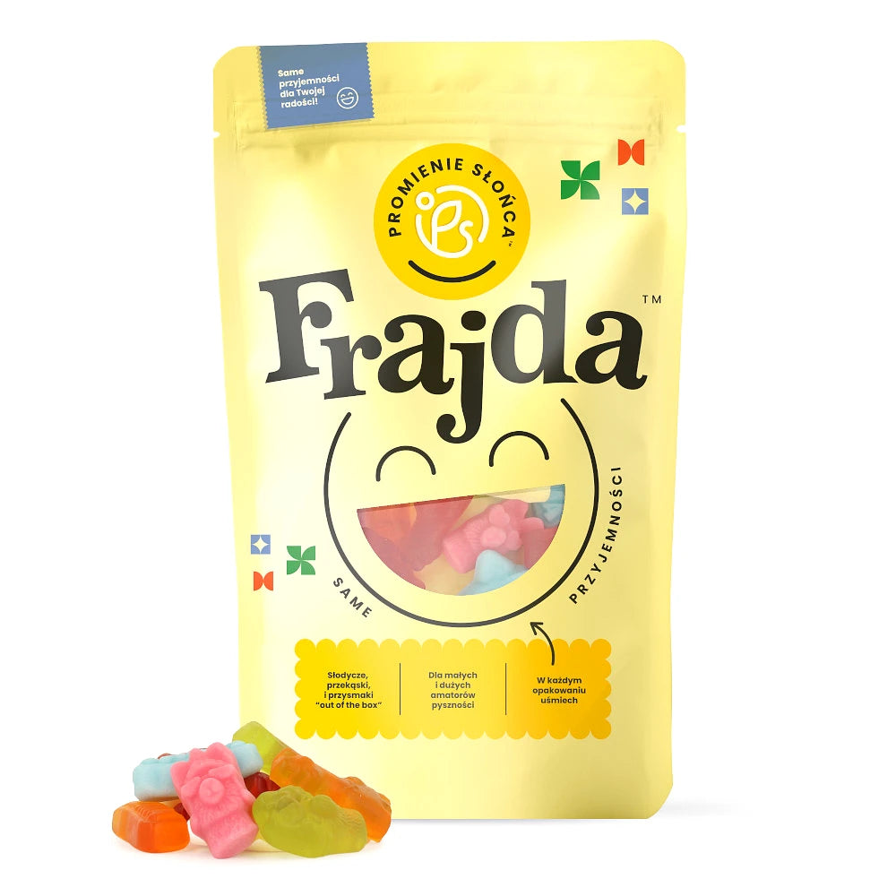 Trzecie ujęcie opakowania produktu Zelki lamy 600 g