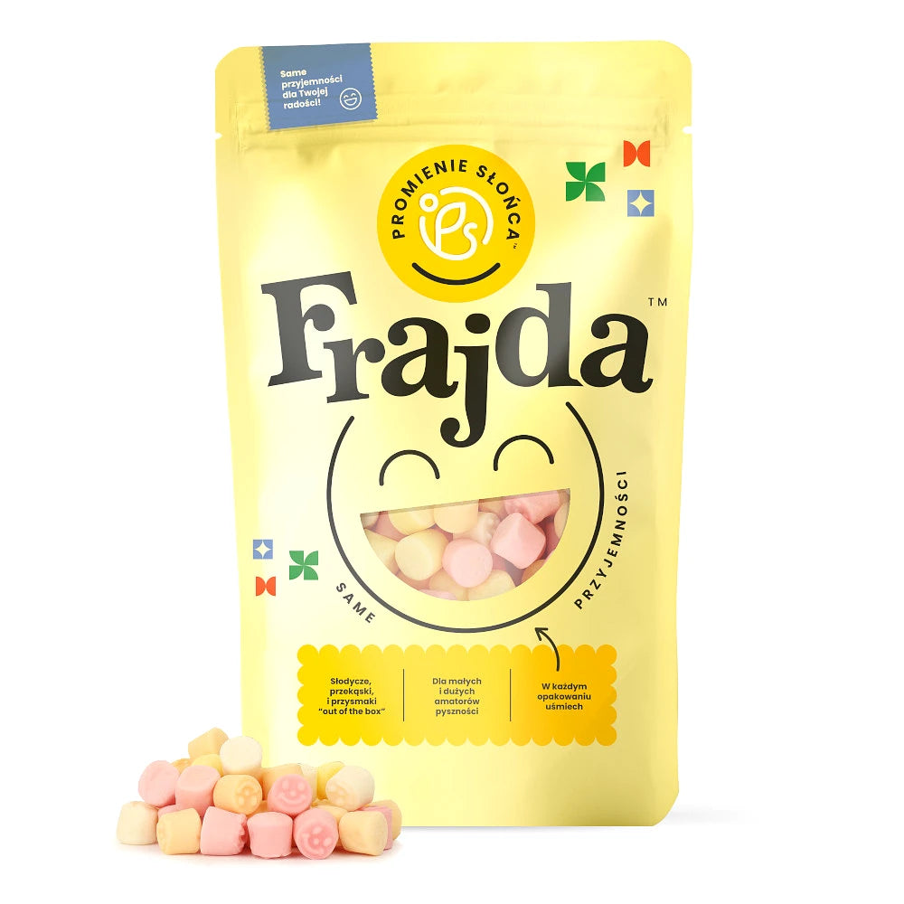 Trzecie ujęcie opakowania produktu Zelki wesole buzki 600 g