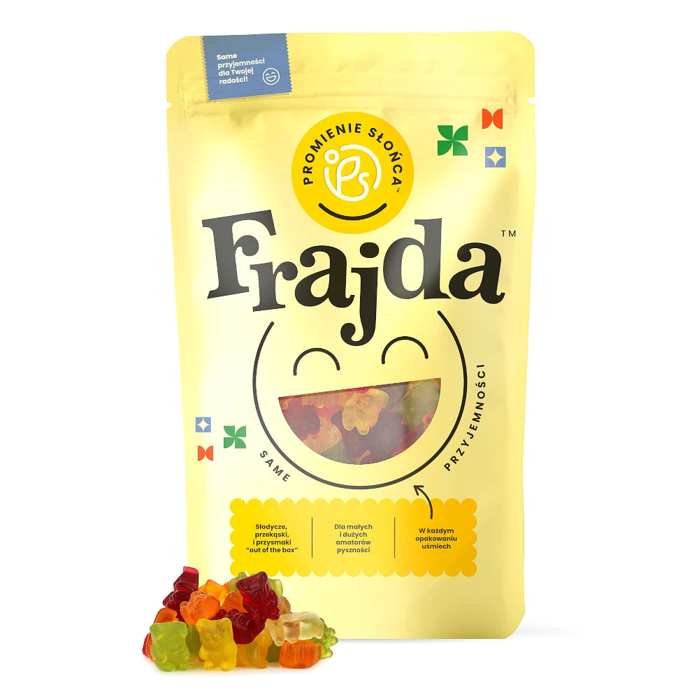 Trzecie ujęcie opakowania produktu Zelki misie klasyczne 600 g