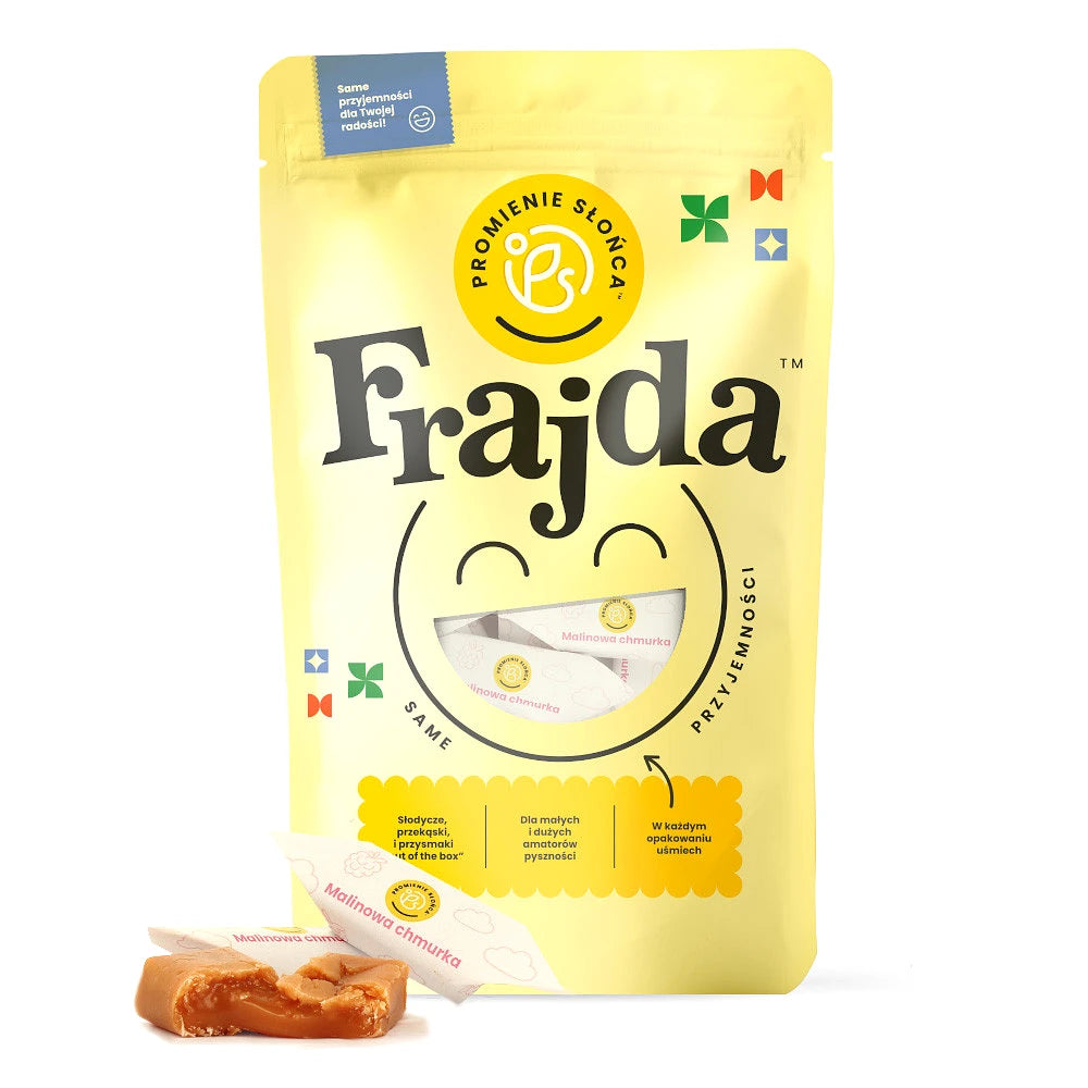 Trzecie ujęcie opakowania produktu Krowki o smaku malinowej chmurki 500 g
