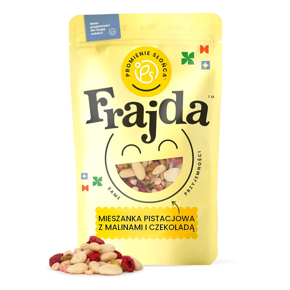 Mieszanka pistacjowa z malinami i czekoladą