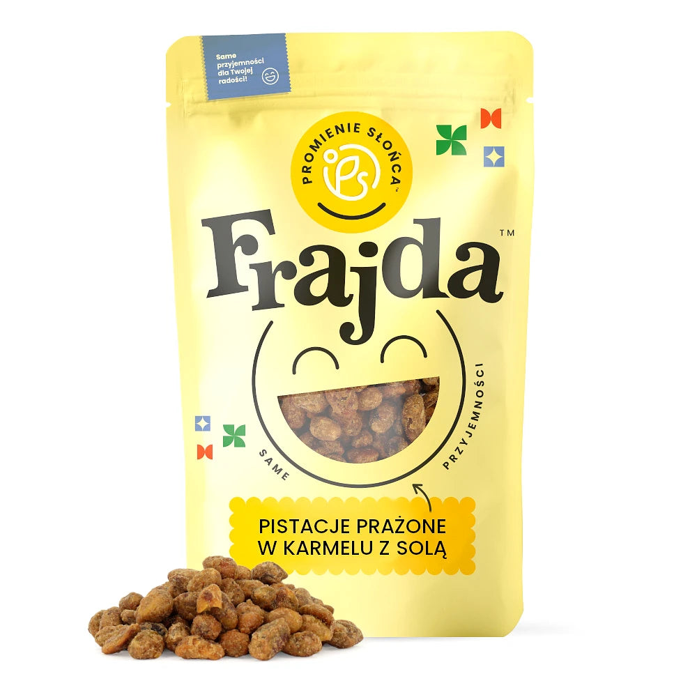 Pistacje prażone w karmelu z solą