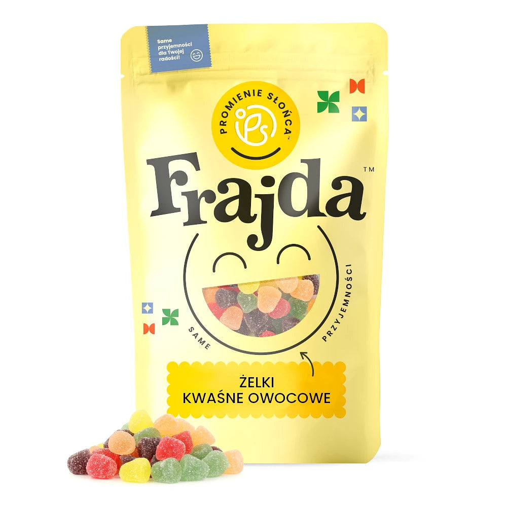 Żelki kwaśne owocowe
