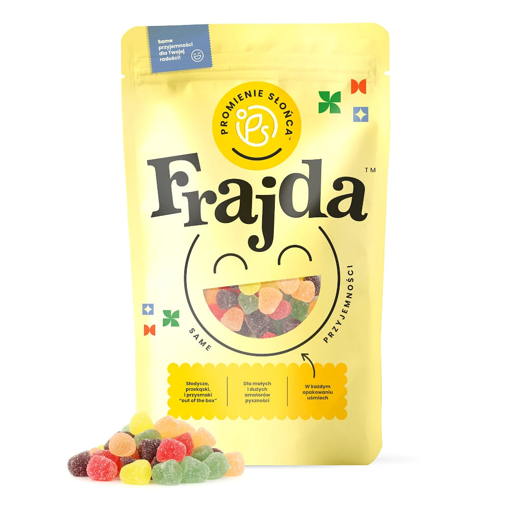 Drugie ujęcie opakowania produktu Zelki kwaśne owocowe 600 g