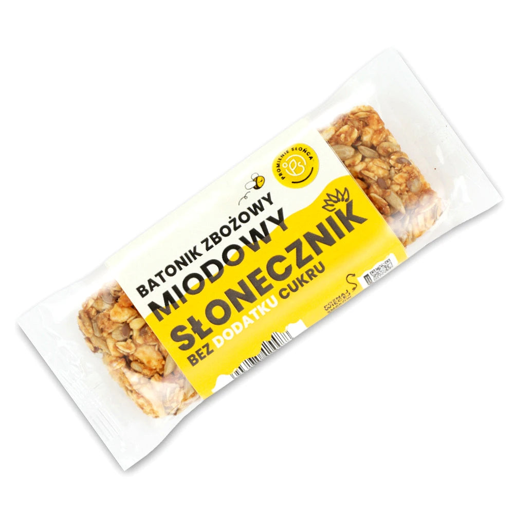 Baton zbożowo miodowy ze słonecznikiem 45 g
