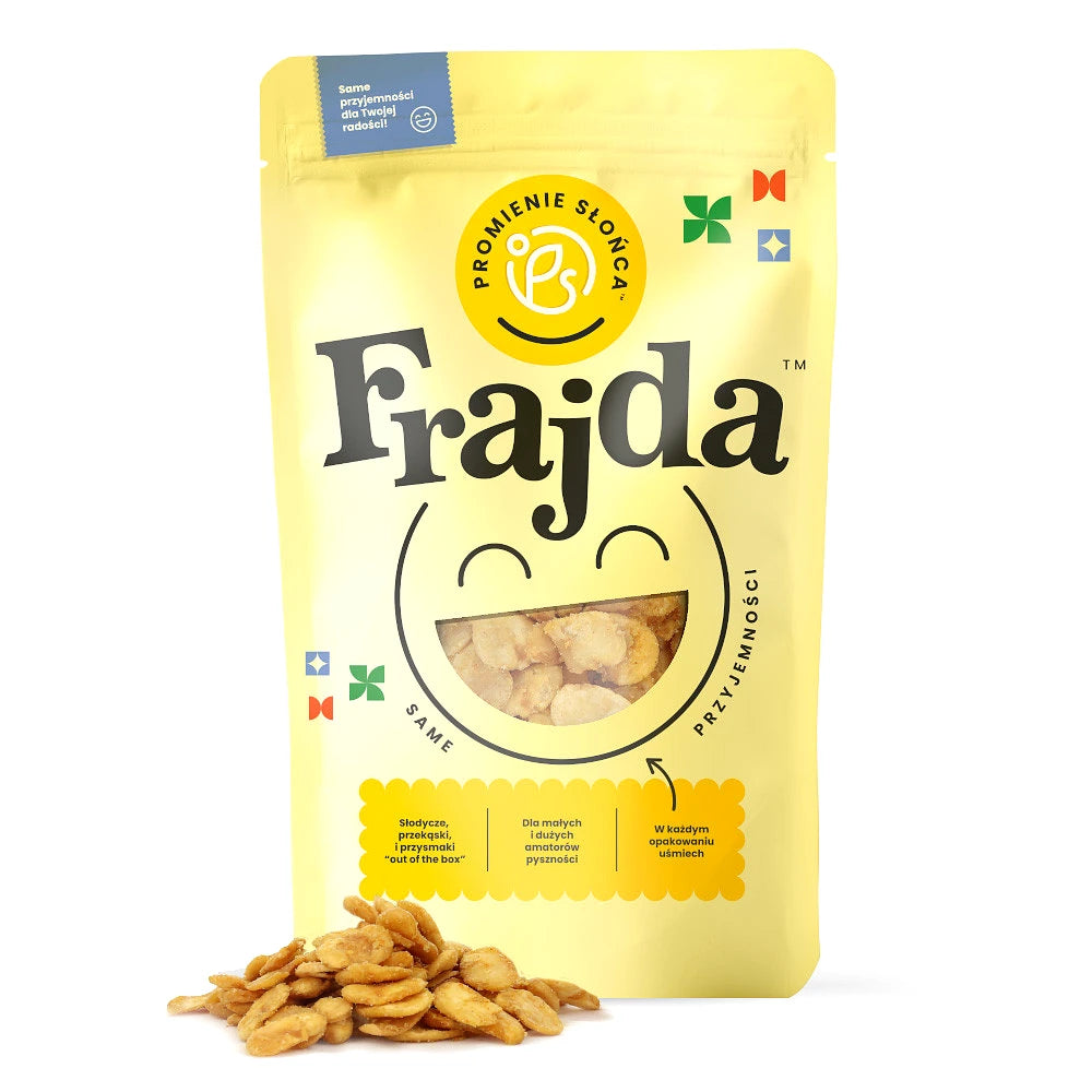 Trzecie ujęcie opakowania produktu Bob prażony z dodatkiem miodu i musztardy 500 g