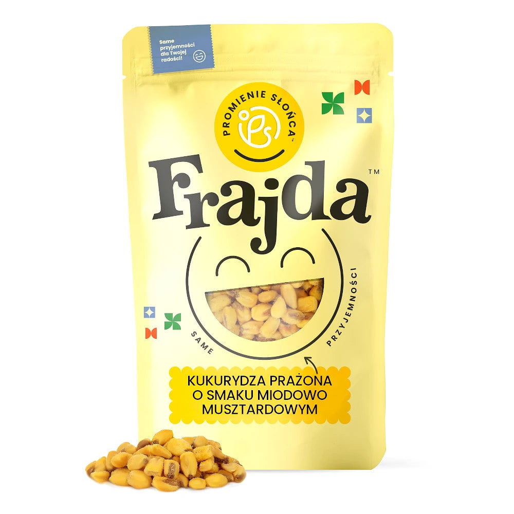 Kukurydza prażona o smaku miodowo musztardowym 500 g