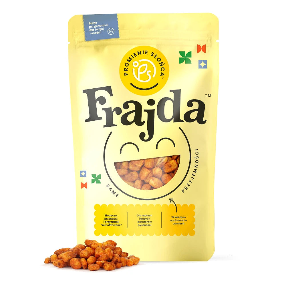 Trzecie ujęcie opakowania produktu Kukurydza prazona o smaku chili 500 g