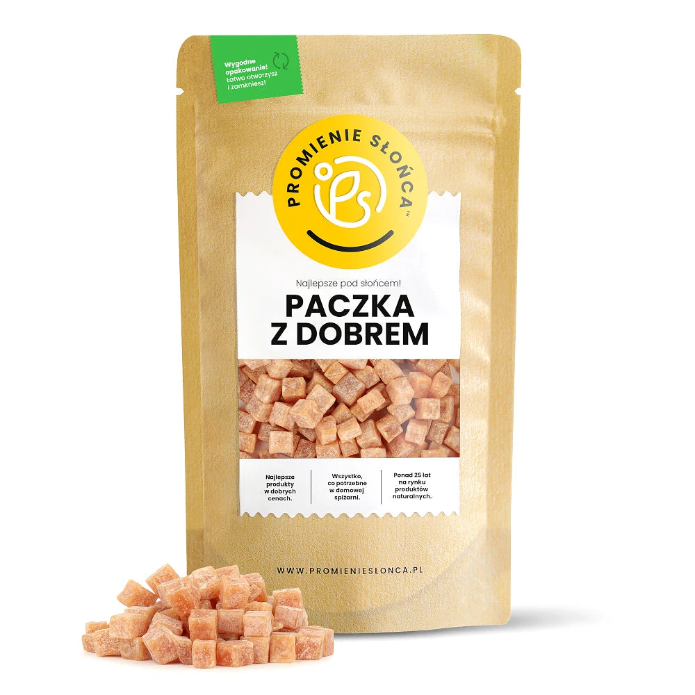 Drugie ujęcie opakowania produktu Grejpfrutowe kostki bez cukru 250 g