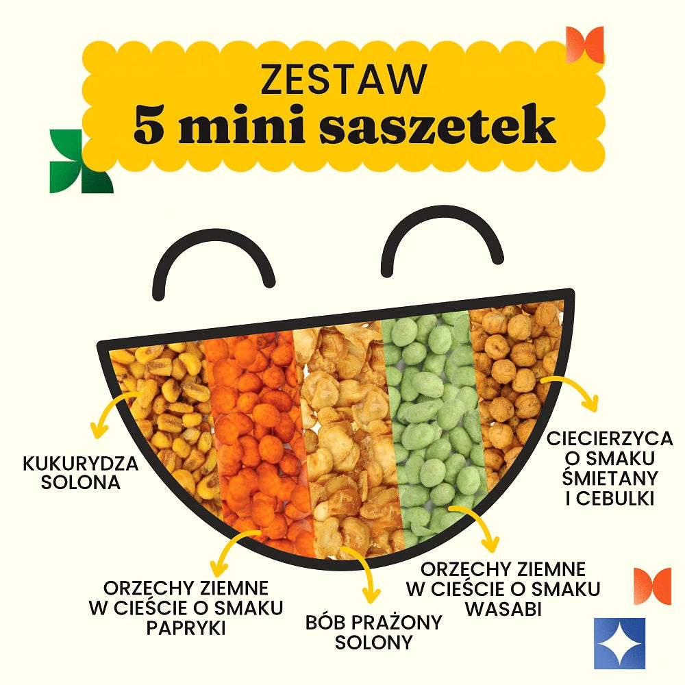 Zestaw 5 mini słonych przekąsek 2