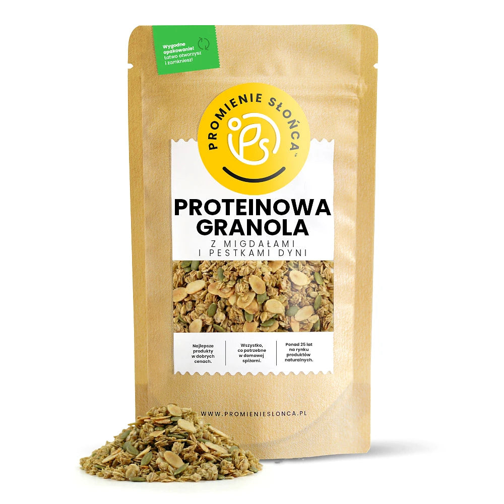 Granola proteinowa z dynią i migdałami 500 g