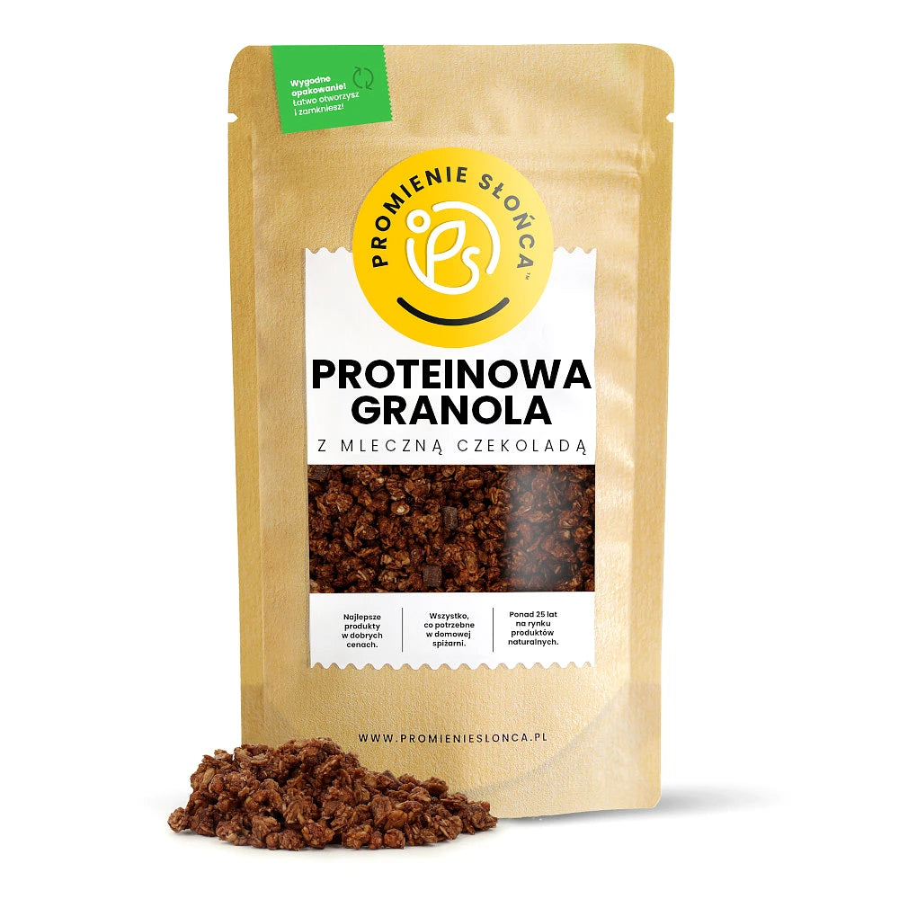 Granola proteinowa mleczna czekolada 500 g