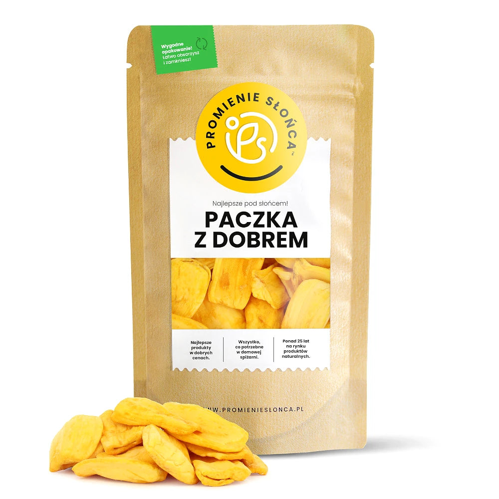 Drugie ujęcie opakowania produktu Chlebowiec suszony jackfruit 300 g