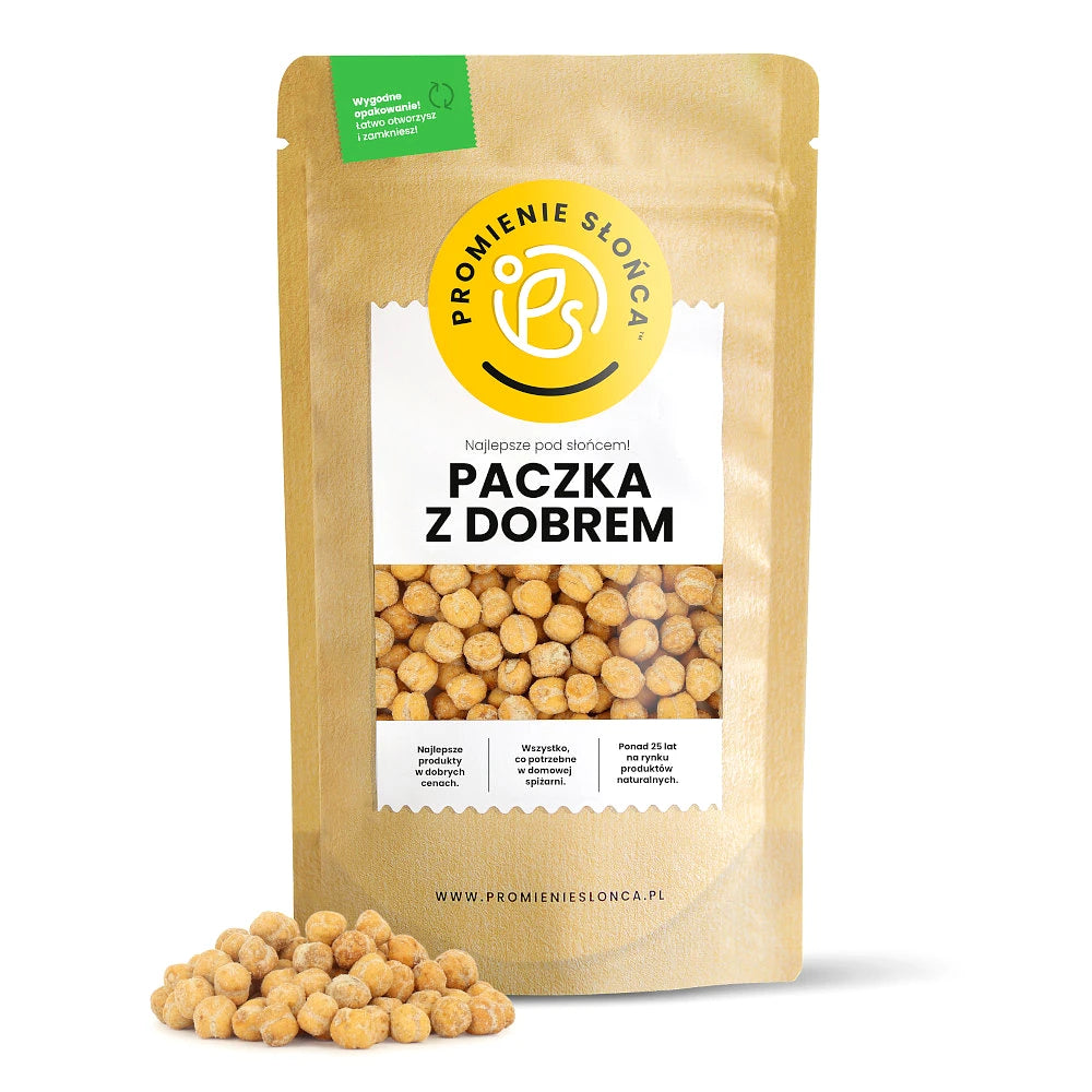 Trzecie ujęcie opakowania produktu Ciecierzyca o smaku sera cheddar 200 g