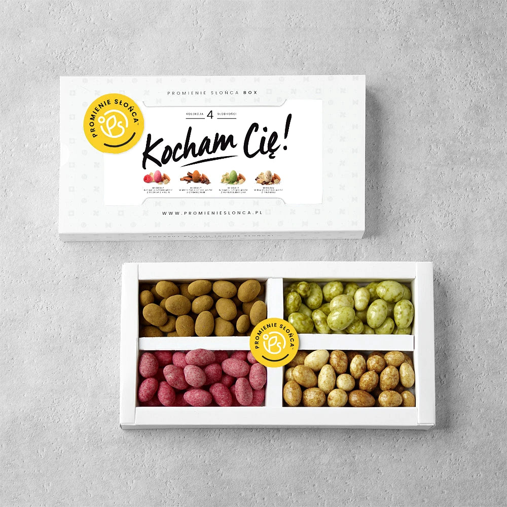 Migdałowy PS Box: Kocham Cię! 400g