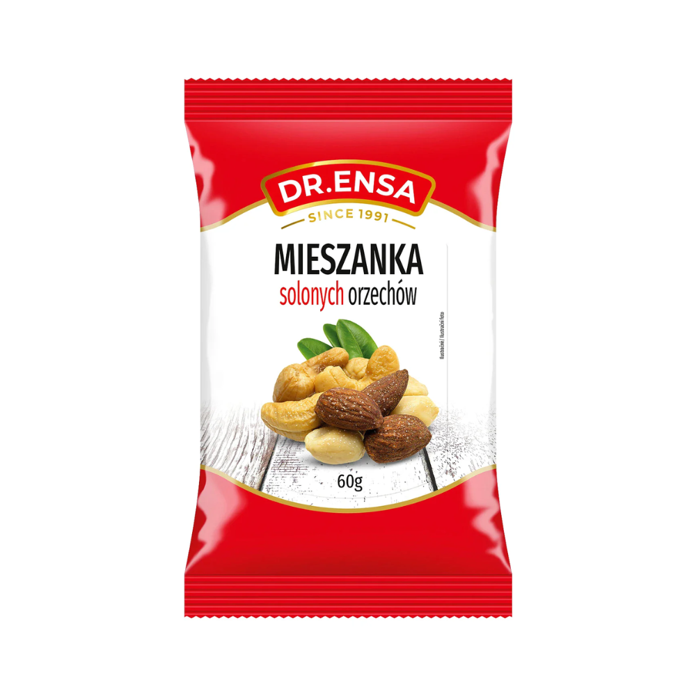 Mieszanka orzechów solonych 60 g