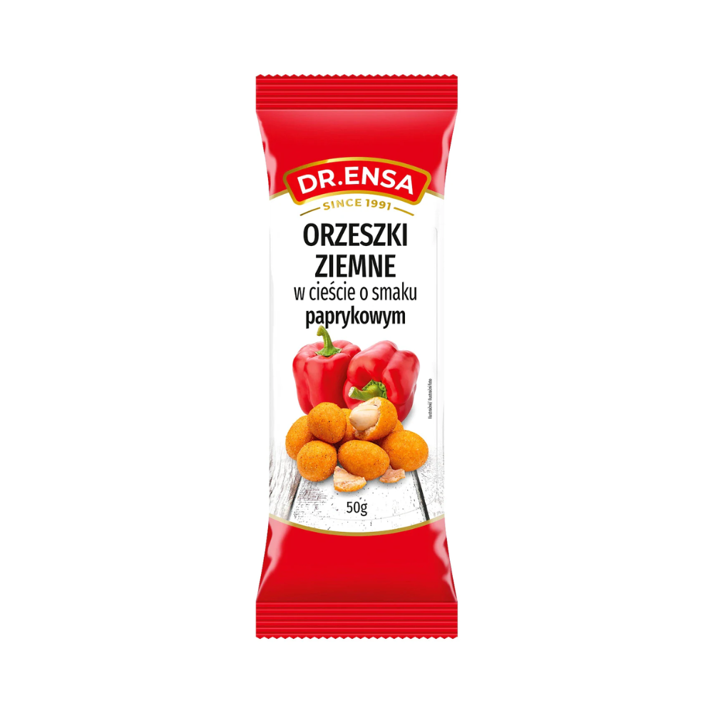 Orzechy ziemne w cieście o smaku paprykowym 50 g