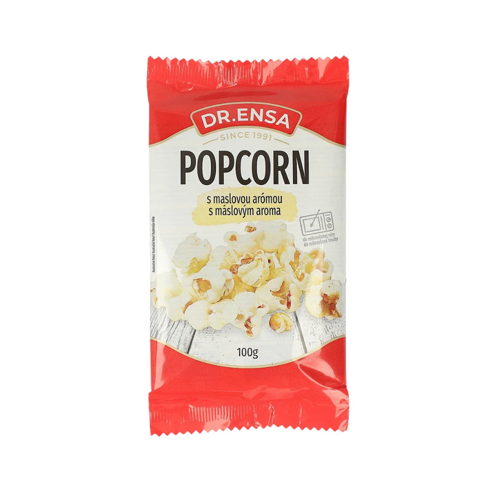 Kukurydza popcorn z masłem do mikrofali 100 g