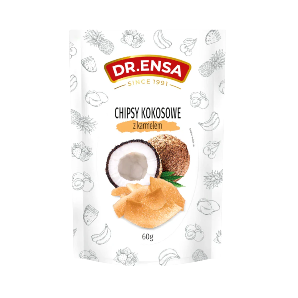 Chipsy kokosowe ze słonym karmelem 60 g