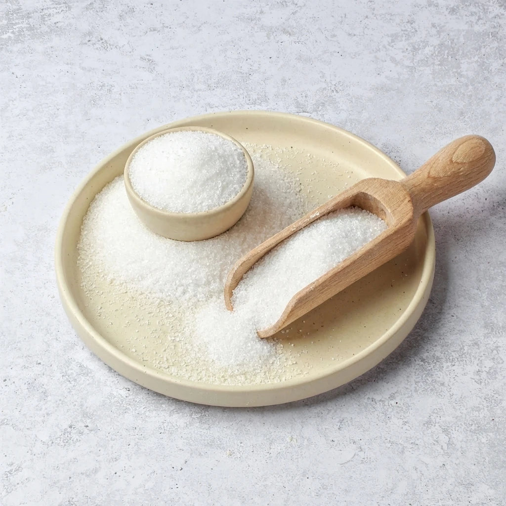 Na zdjęciu pokazano dodatkowe ujęcie produktu: erytrytol.