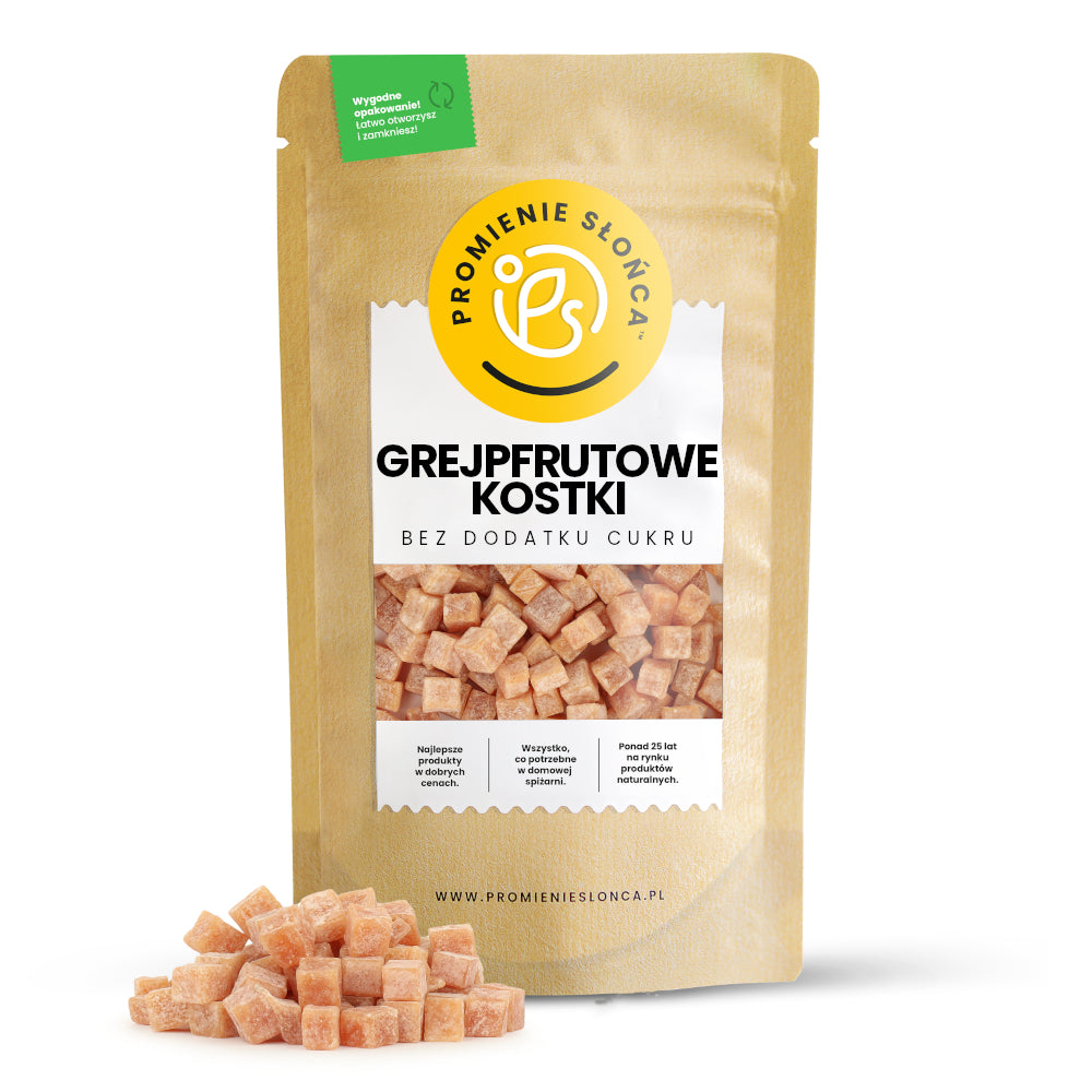 Grejpfrutowe kostki bez dodatku cukru 250 g